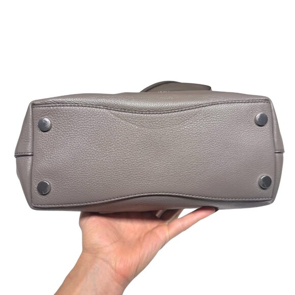 Michael Kors Raven Leather Shoulder Bag โ Grey โ Small / Gently Used - Picture 5 of 15